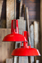 Hängelampe Rot – Feuerwehr-Design – Detailansicht