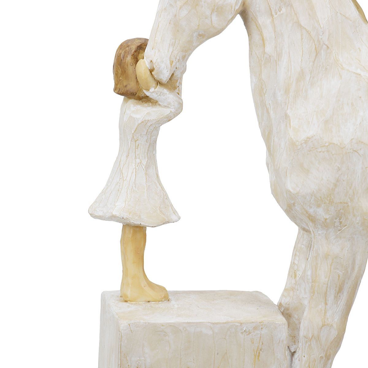 Tier Skulptur Freundschaft – Mädchen mit Pferd