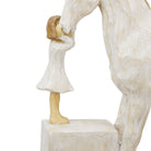 Tier Skulptur Freundschaft – Mädchen mit Pferd