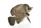 Fisch Deko - Versilbert – spitzes Fischmaul