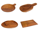 Frühstücksbrettchen Teakholz