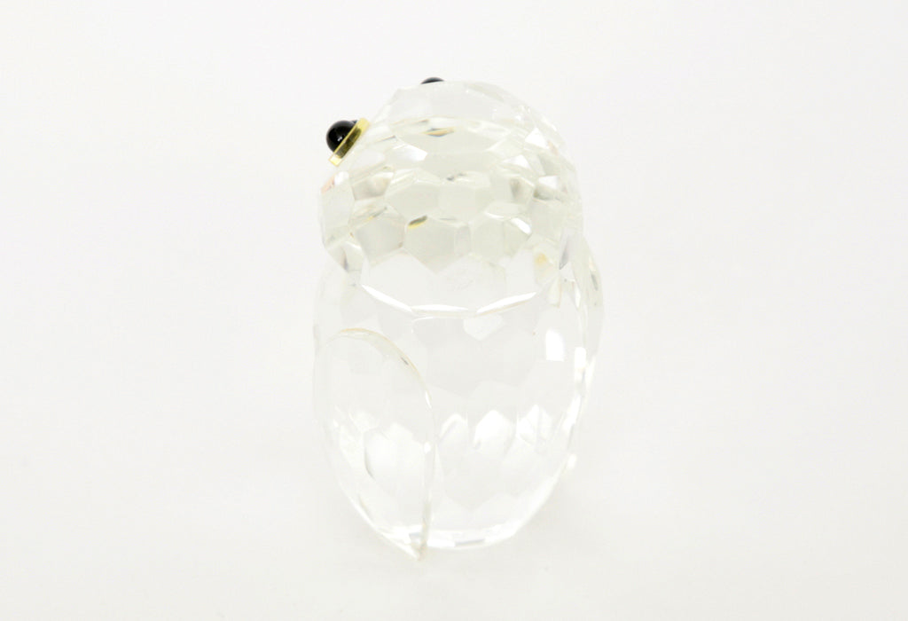 Glasfigur Bär, Eule, Schwein, Frosch – Eule