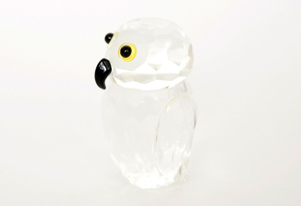 Glasfigur Bär, Eule, Schwein, Frosch – Eule