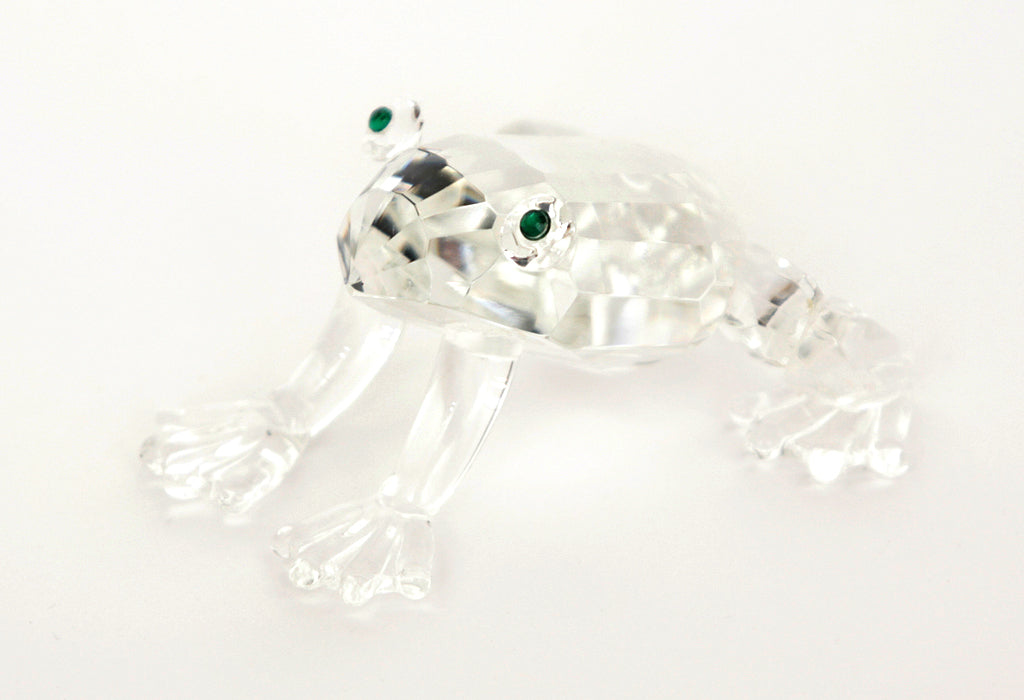 Glasfigur Bär, Eule, Schwein, Frosch – Frosch
