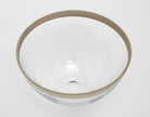 Glasschale mit Platinrand – Ø 30 cm