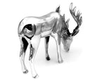 Metallfigur Hirsch – stehend, groß - 2