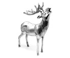 Metallfigur Hirsch – stehend, röhrend