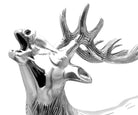 Metallfigur Hirsch – stehend, röhrend