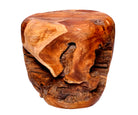 Teakholz Hocker rund – Ansicht 3