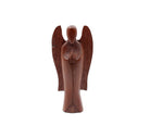 Holzfigur Engel – Mini - 15 cm, dunkel
