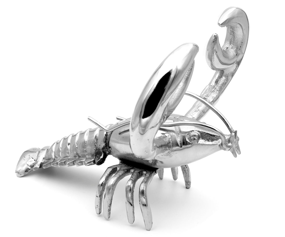 Lobster Deko - Versilbert
