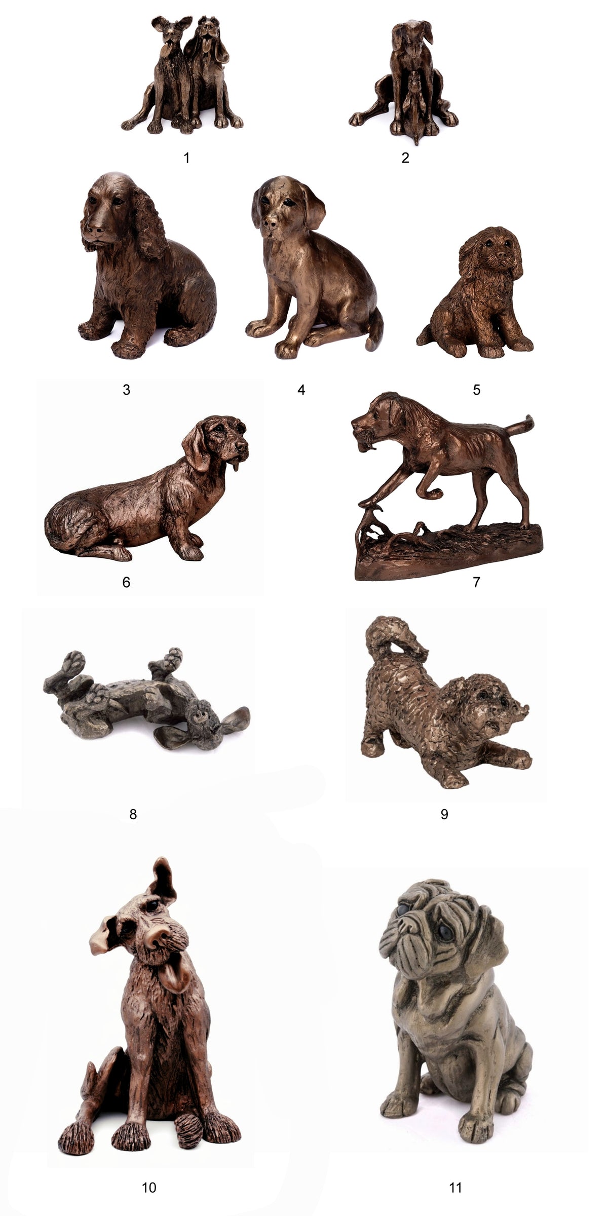 Hundefiguren – Detailansicht