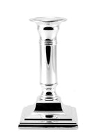 Kerzenleuchter versilbert - Eckig – 15 cm, Ohne Gravur