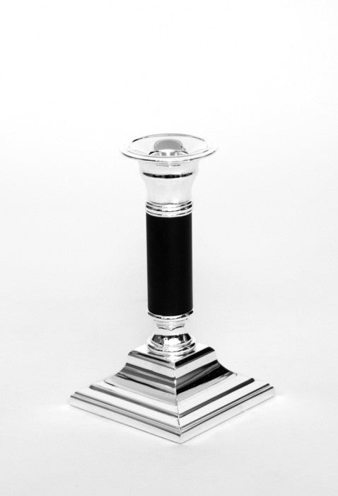 Kerzenleuchter versilbert - schwarz – Ansicht 2