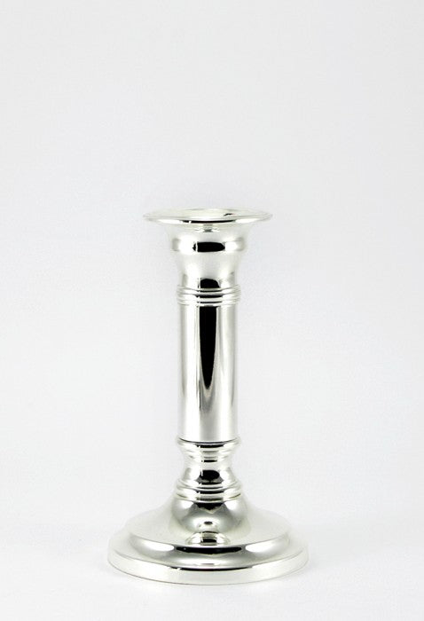 Kerzenleuchter versilbert - Rund – 15 cm, Mit Gravur bis 15 Zeichen