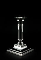 Kerzenleuchter versilbert - Eckig – 15 cm, Ohne Gravur