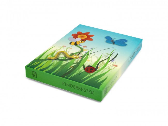 Kinderbesteck 4-teilig – Ohne Gravur, Insekten