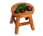 Kinderschemel Holz – ohne Gravur, Traktor