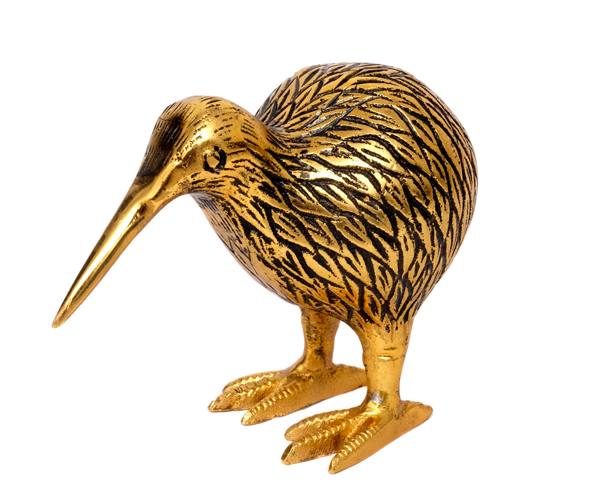 Kiwi Tier – Gold-Schwarz, klein