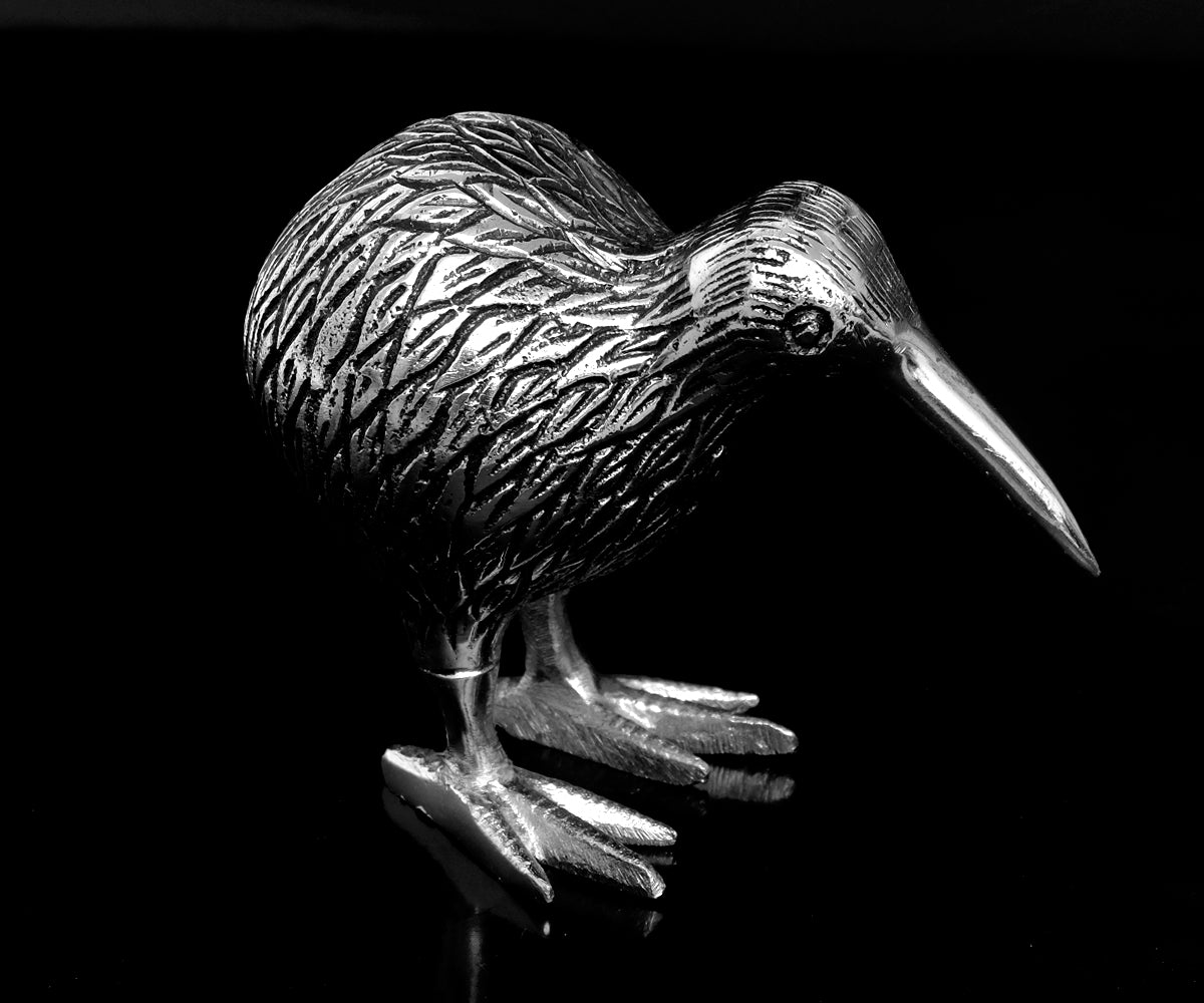 Kiwi Tier – Silber-Schwarz, klein