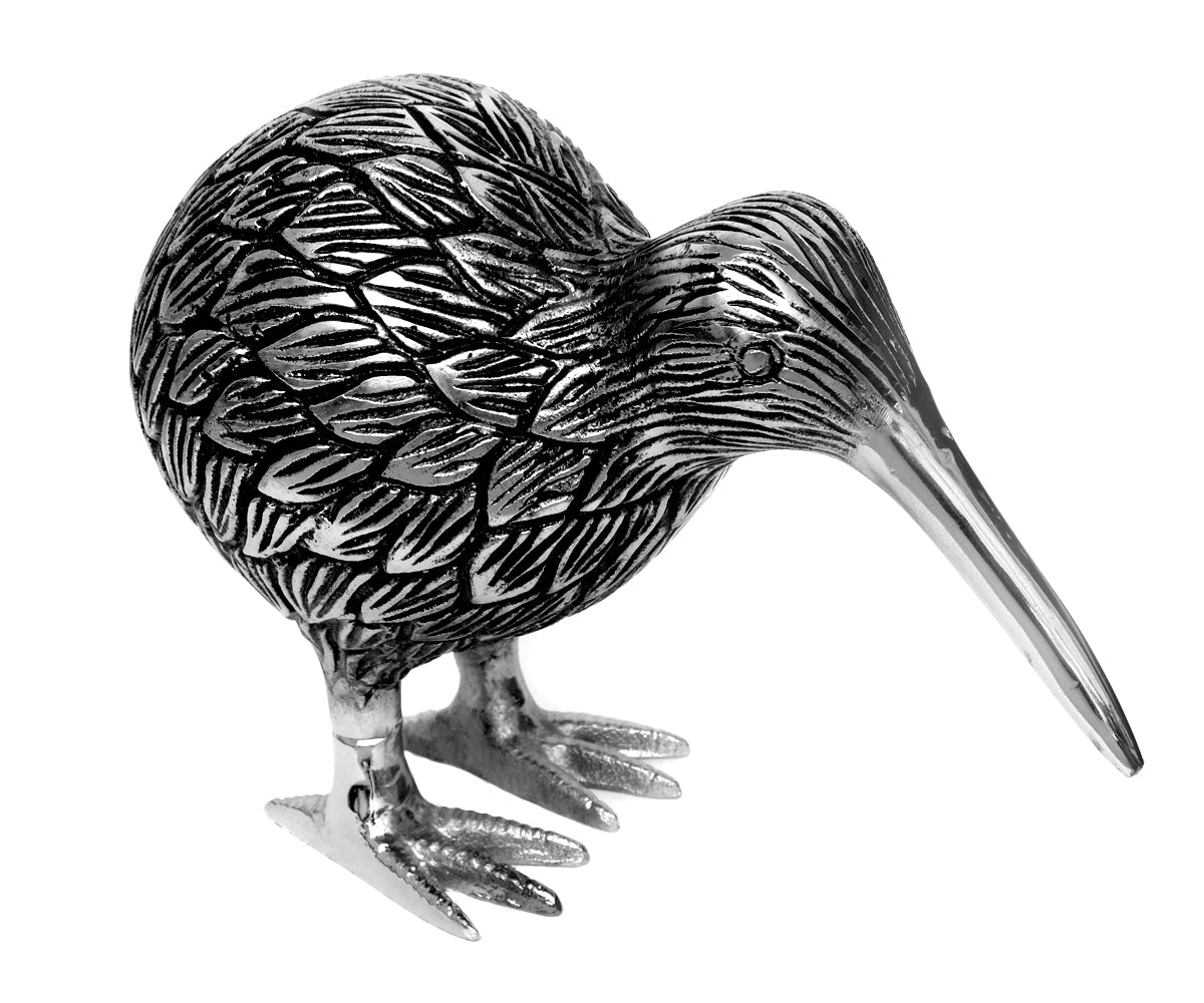 Kiwi Tier – Silber-Schwarz, mittel
