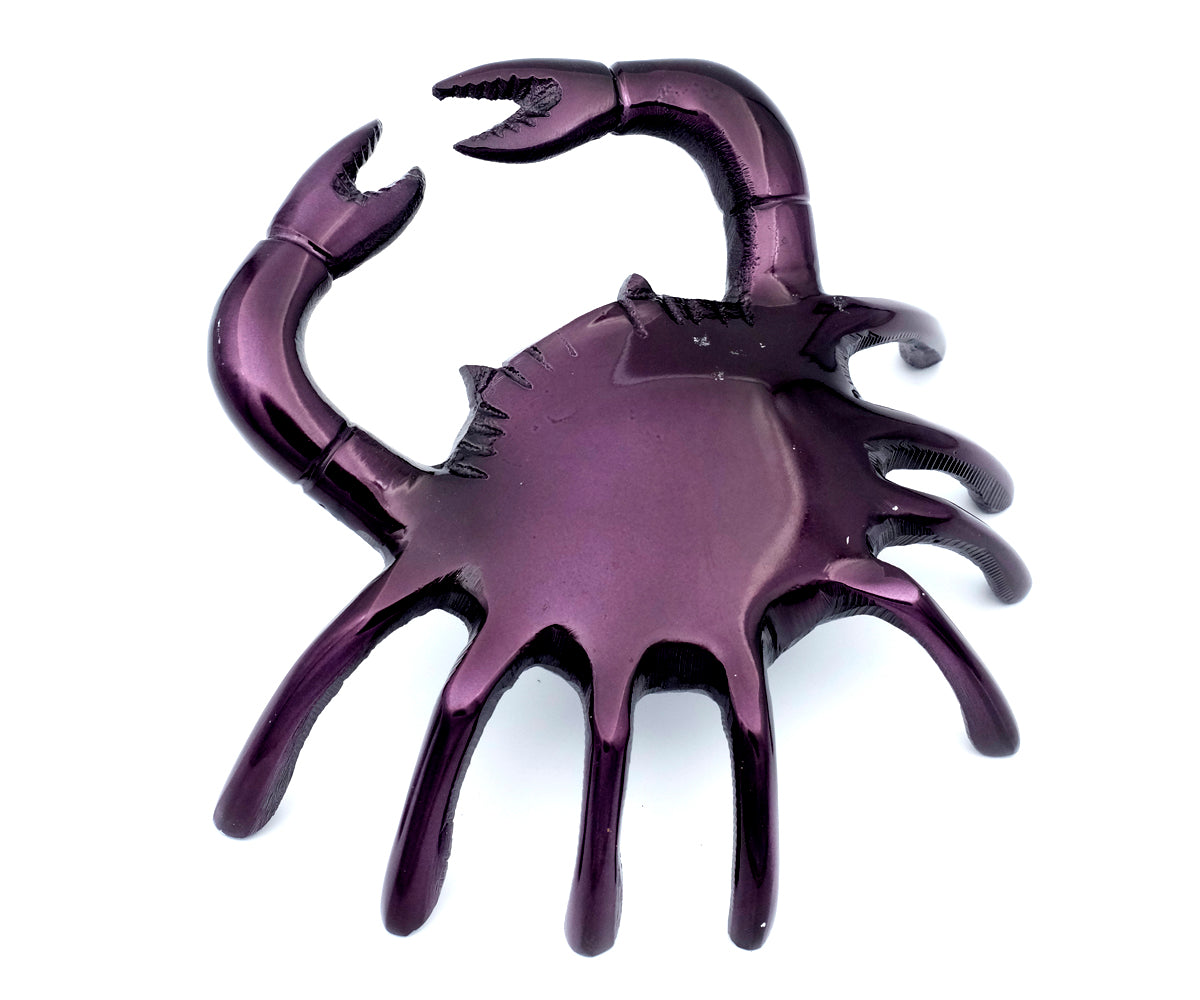 Tischdekoration Krebs – Violett, klein, ohne Gravur