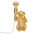 Tischlampe Affe – Gold, Mittel