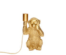 Tischlampe Affe – Gold, Mittel