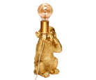 Tischlampe Affe – Gold, Mittel