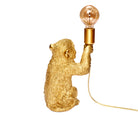 Tischlampe Affe – Gold, Mittel