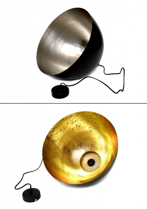 Deckenlampe Schwarz - Gold - Silber