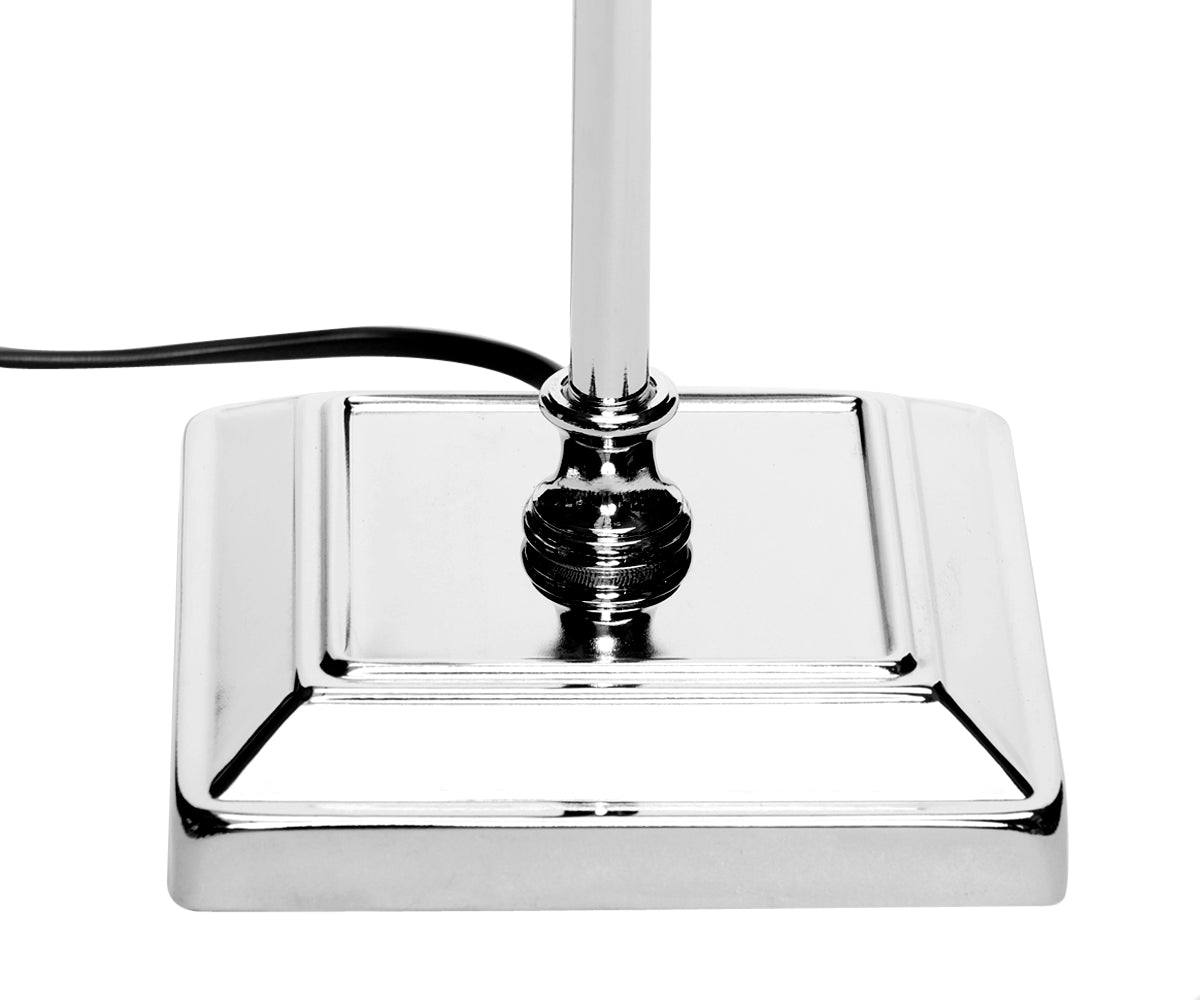 Tischlampe - Lampenschirm gestreift – Weinrot - Creme, Schirm oval - 22 x 14 x 15 cm, quadratischer Fuß