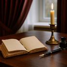 Leder Tagebuch handgefertigt Vintage – Ansicht 3