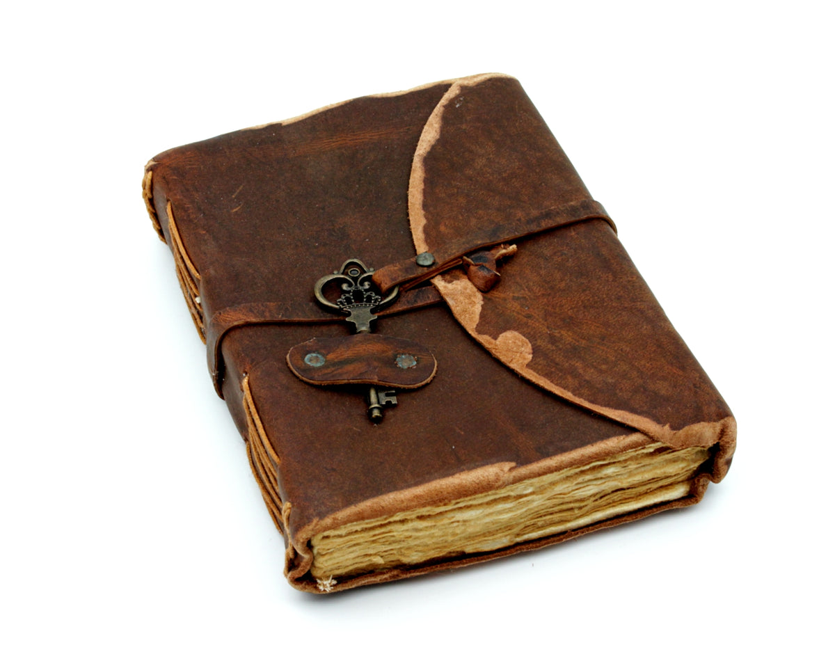 Leder Tagebuch handgefertigt Vintage – 9