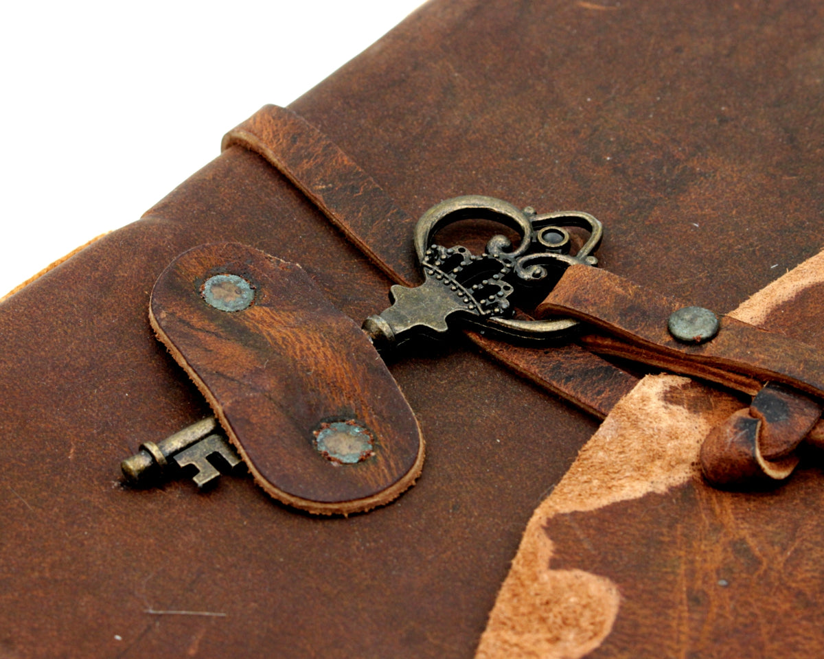 Leder Tagebuch handgefertigt Vintage – 9