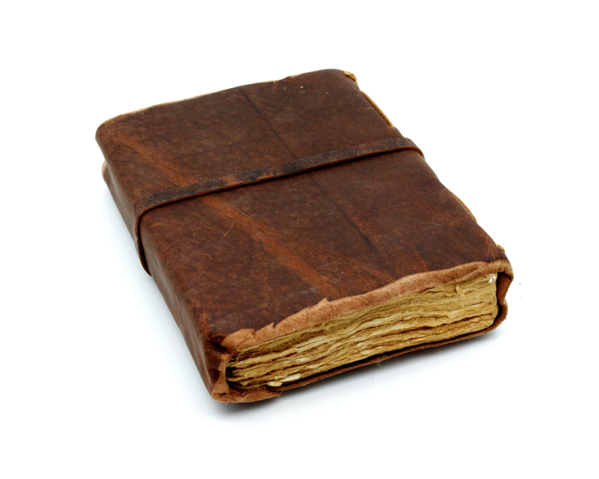 Leder Tagebuch handgefertigt Vintage – 9