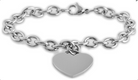 Edelstahl Armband mit Gravur – Ohne Gravur, Panzerkette, Modell 8