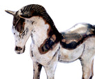 Silbernes Pferd – Groß