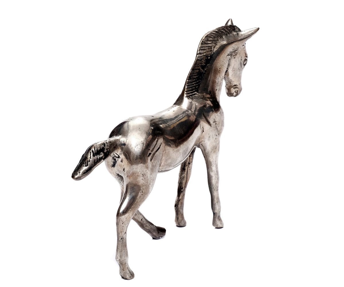 Silbernes Pferd – Groß
