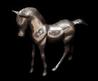 Silbernes Pferd – Groß