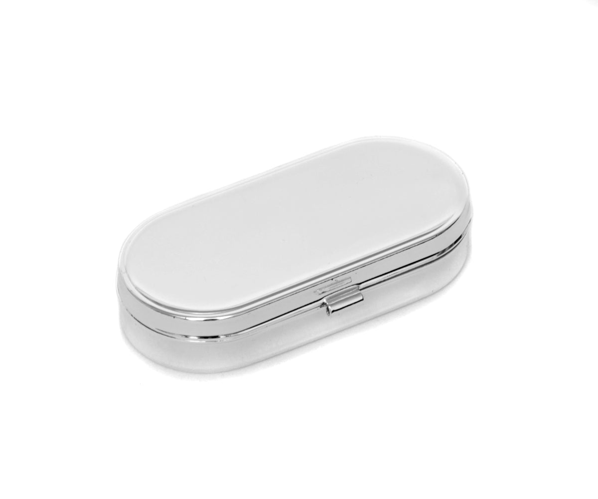Pillendose, oval