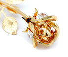 Metall Rose Kristall – Gold