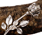 Metall Rose Kristall – Silber