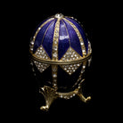 Schmuckei Emaille vergoldet – Blau, M