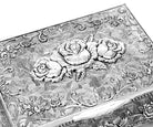 Schmuckschatulle Rose - Versilbert – Klein