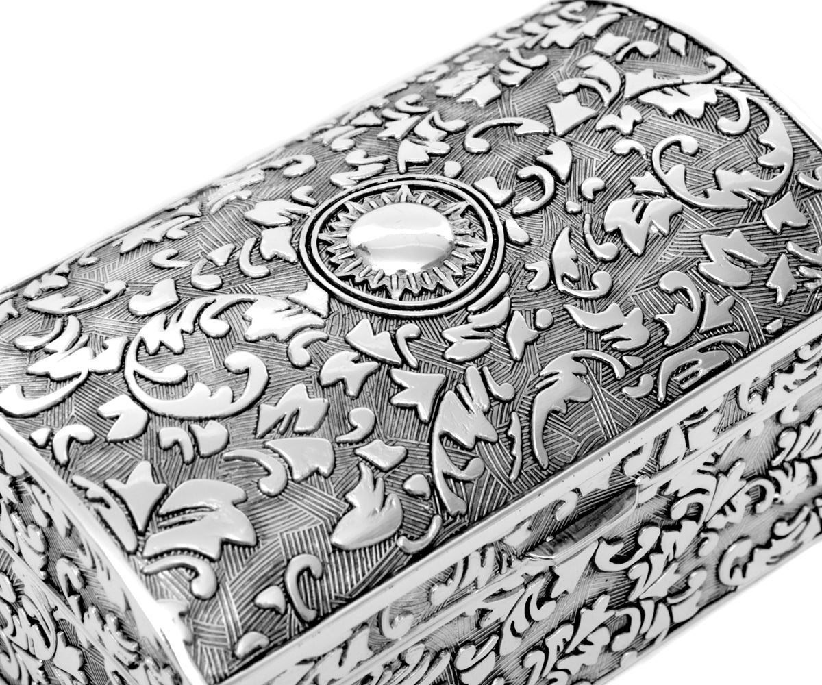 Schmuckschatulle Orient - Versilbert – S - 4,2 x 8 x 5,8 cm