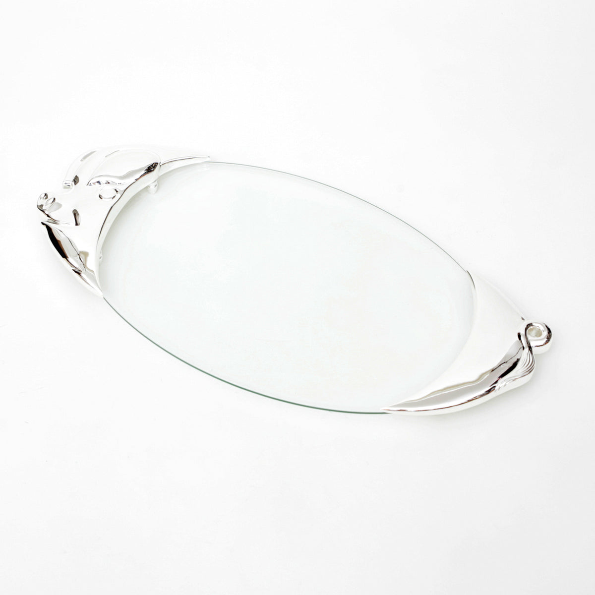 Servierplatte Glas - Schwein