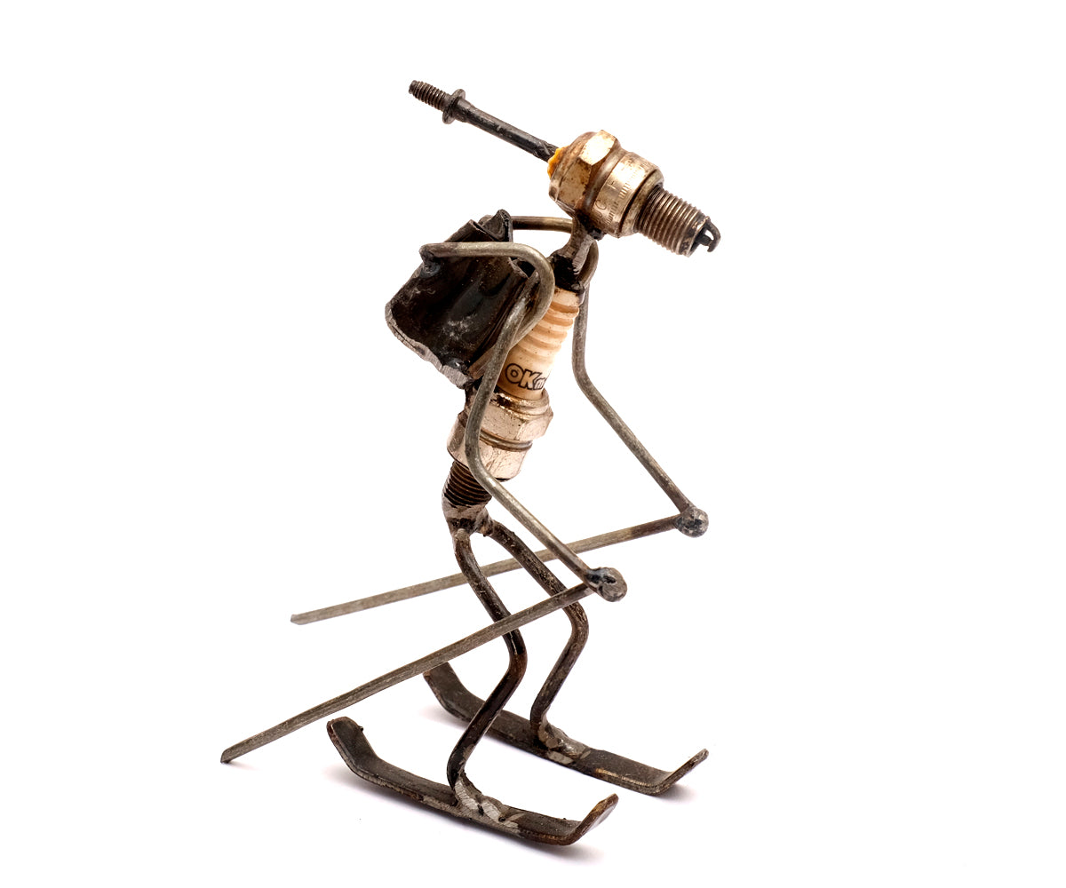Zündkerzen Figur – Skifahrer