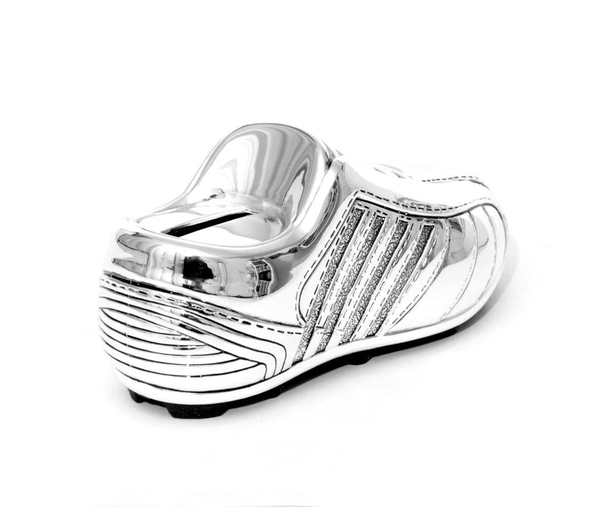 Spardose Fußballschuh, versilbert – Ansicht 5
