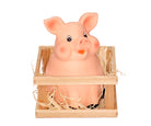Sparschwein im Stall